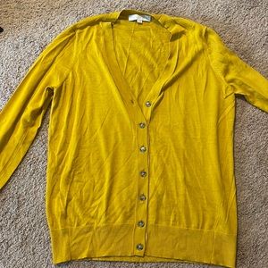 Golden button up sweater